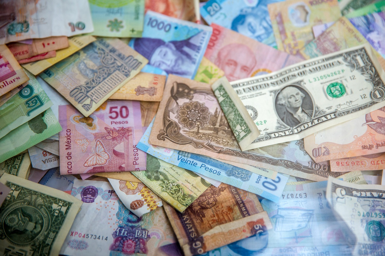 different currencies