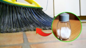 Using the Salt on the Broom Trick to Clean Your Floors