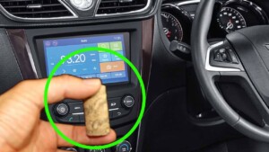 Have you seen posts of corks placed in cars? Don’t throw them away, you can do the same