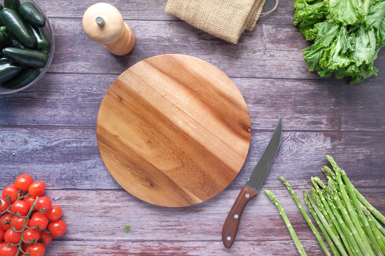round cutting board cutting board