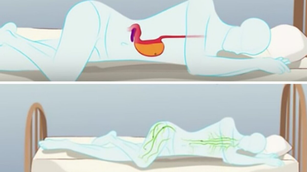 The reason why you shouldn't sleep on your right side