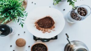 The Surprising Reason for Putting Coffee Grounds on Parchment Paper