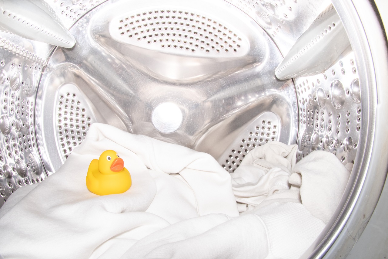 rubber duck in washing machine