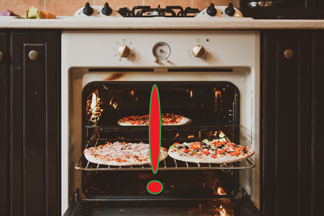 oven pizzas attention
