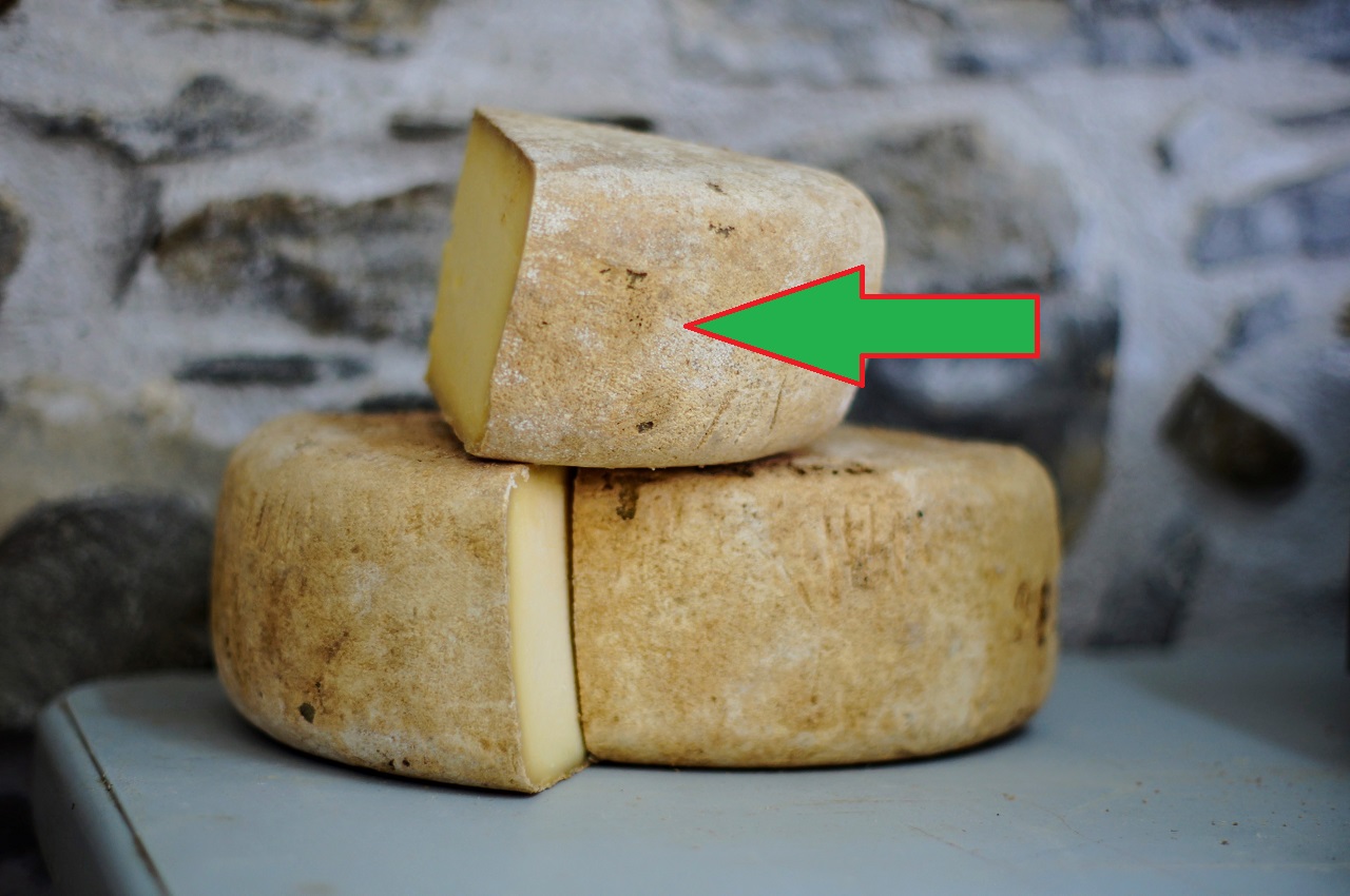parmesan cheese arrow