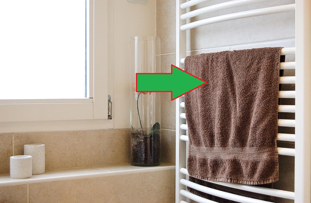 towel dryer arrow