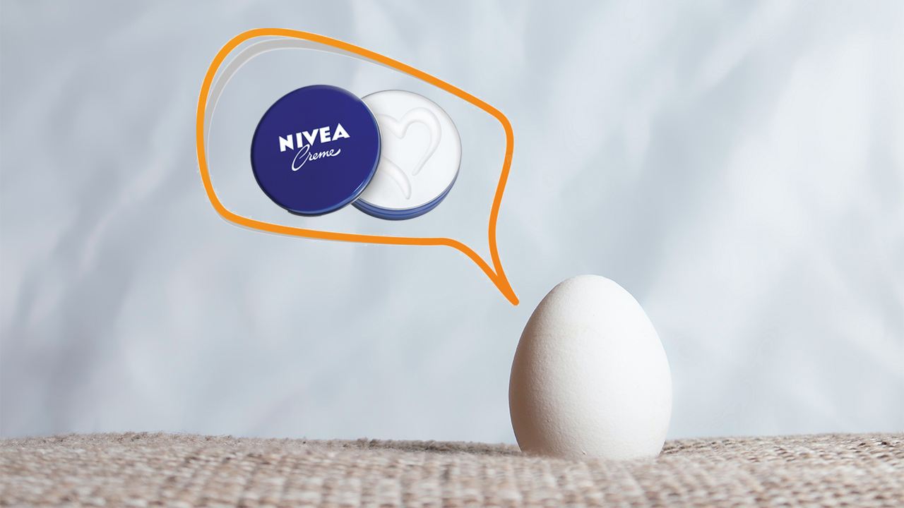 Nivea and an egg