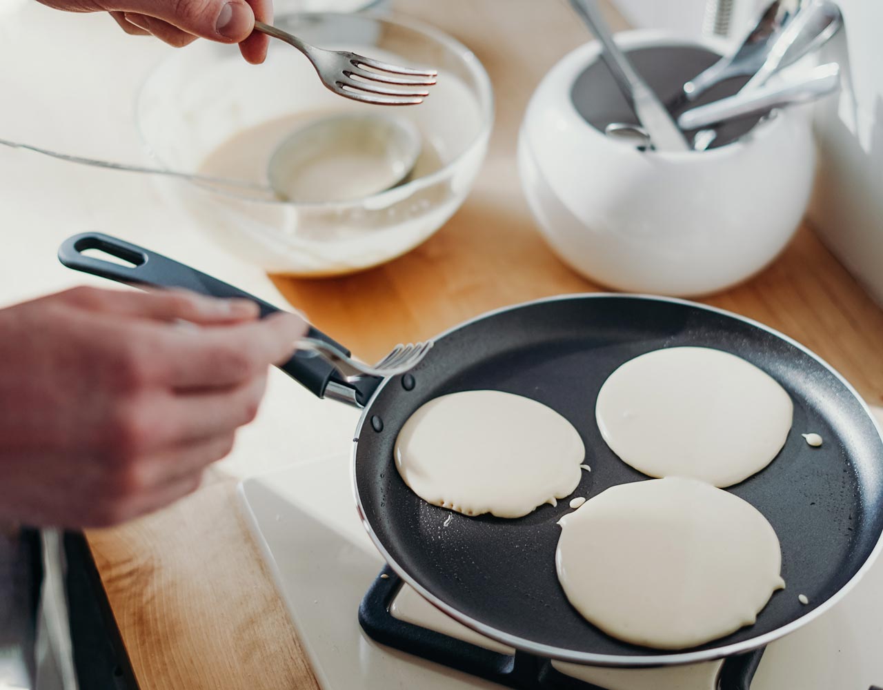 make your own pancakes