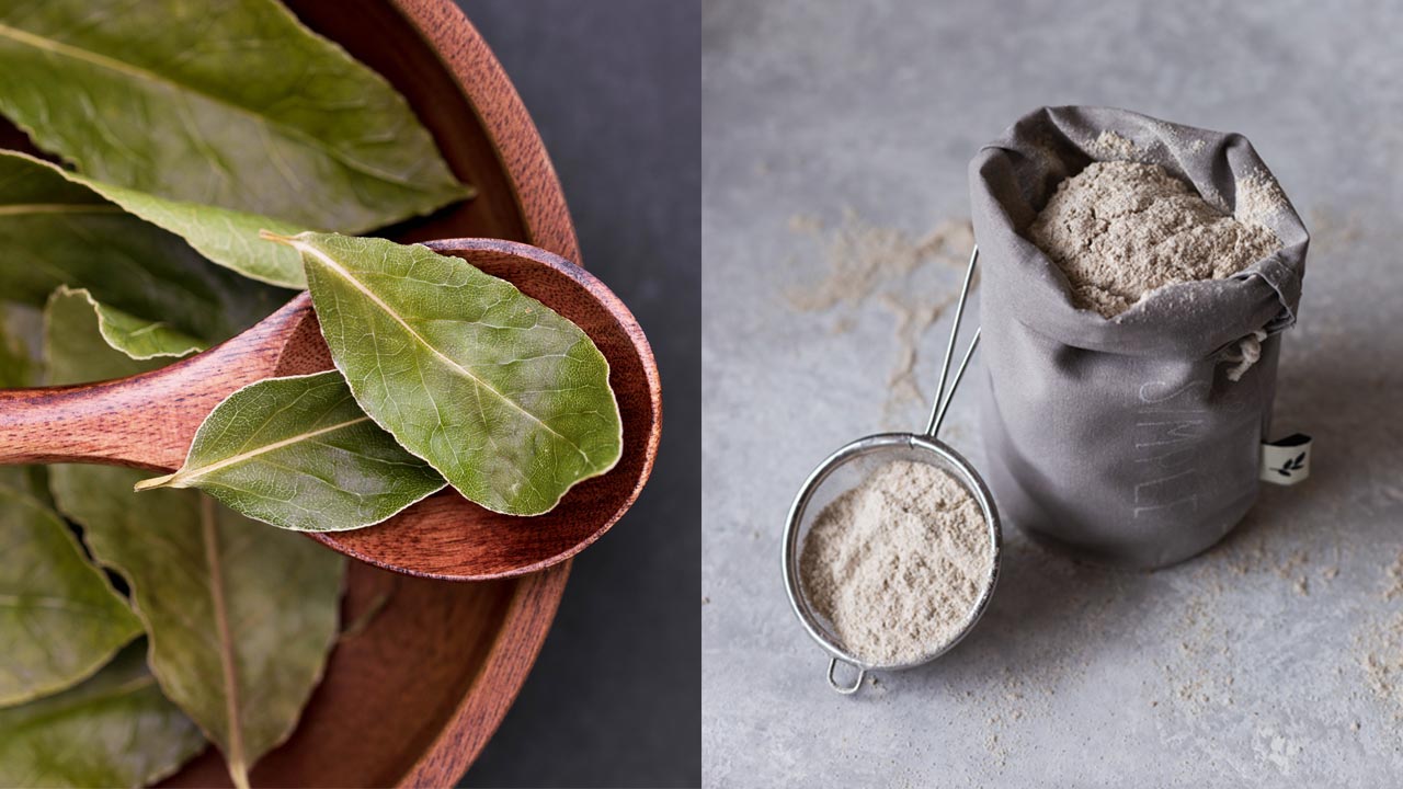 bay leaves and flour