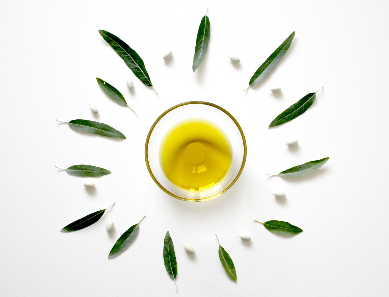 Olive oil is excellent for the skin and has an entirely natural composition