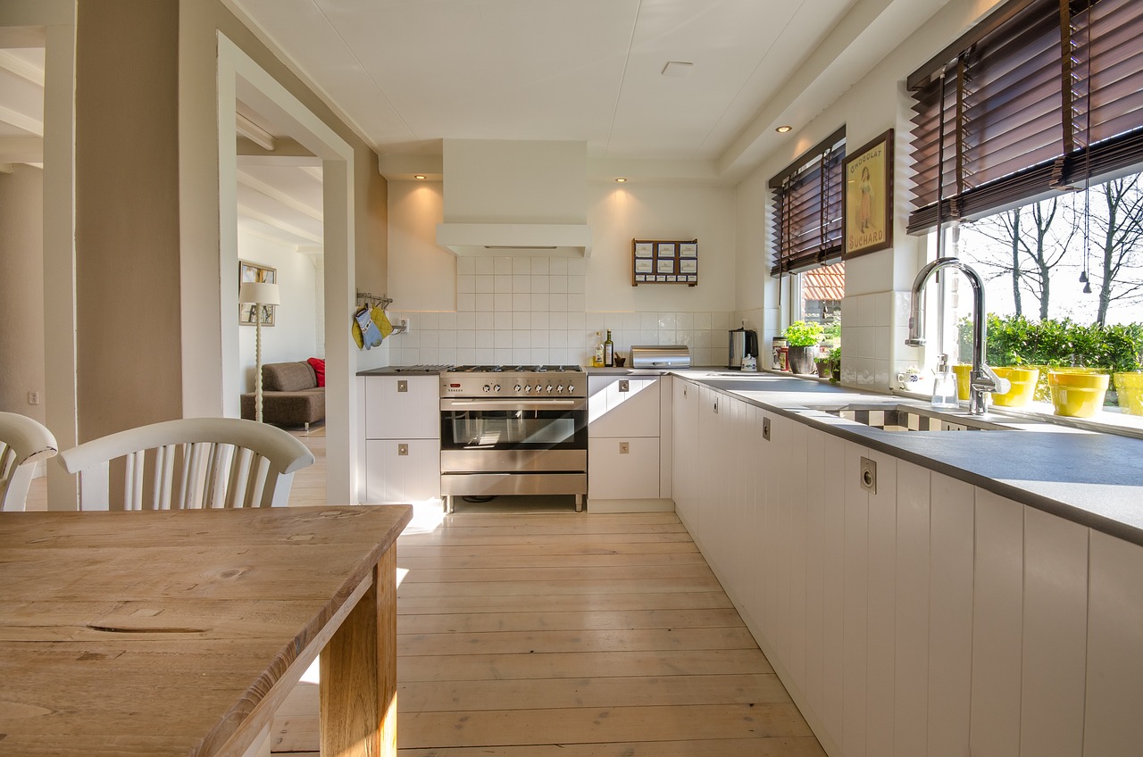a clean kitchen