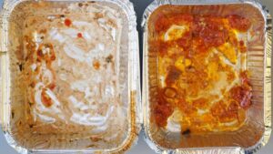 Where You Throw Away Aluminum Trays Soiled With Food