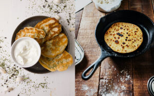 Prepare This Yogurt Flatbread in a Few Minutes, Just Pour the Yogurt Into Boiling Water