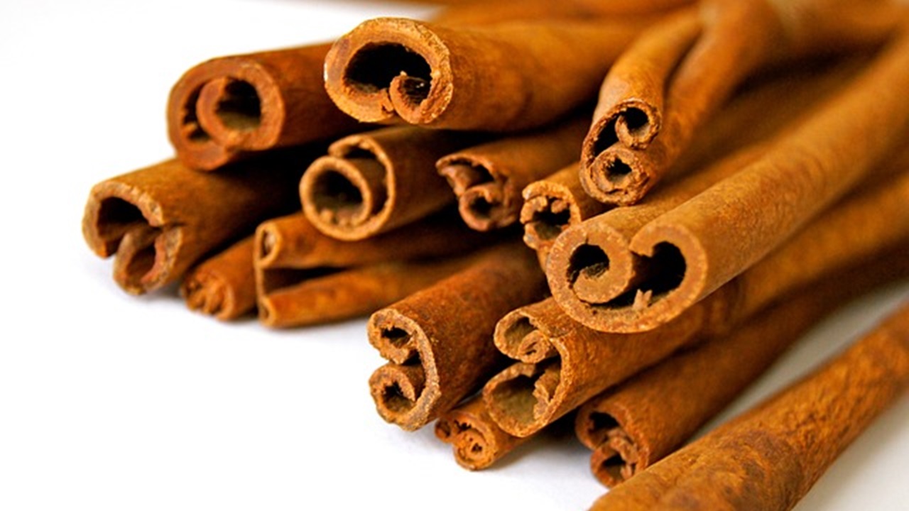 cinnamon sticks placed on the table