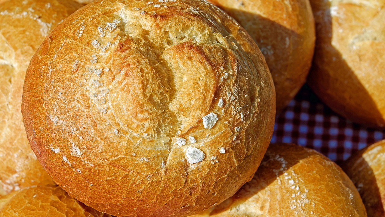 some delicious breads placed on the table