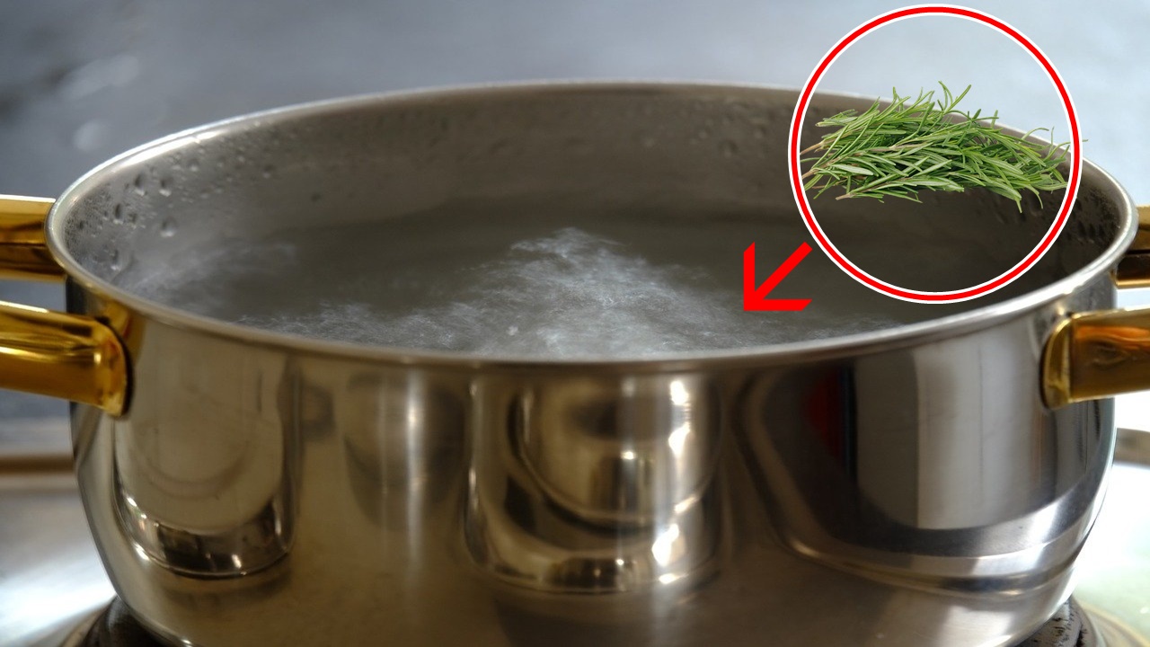 A few minutes to get a fantastic rosemary infusion to use in multiple ways