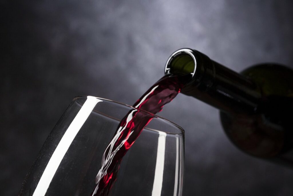 red wine is rich in antioxidants that improve heart health and help combat premature aging.