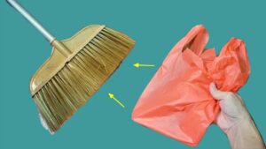 Nowadays Everyone Puts a Plastic Bag on the Broom: the Unsuspected Reason