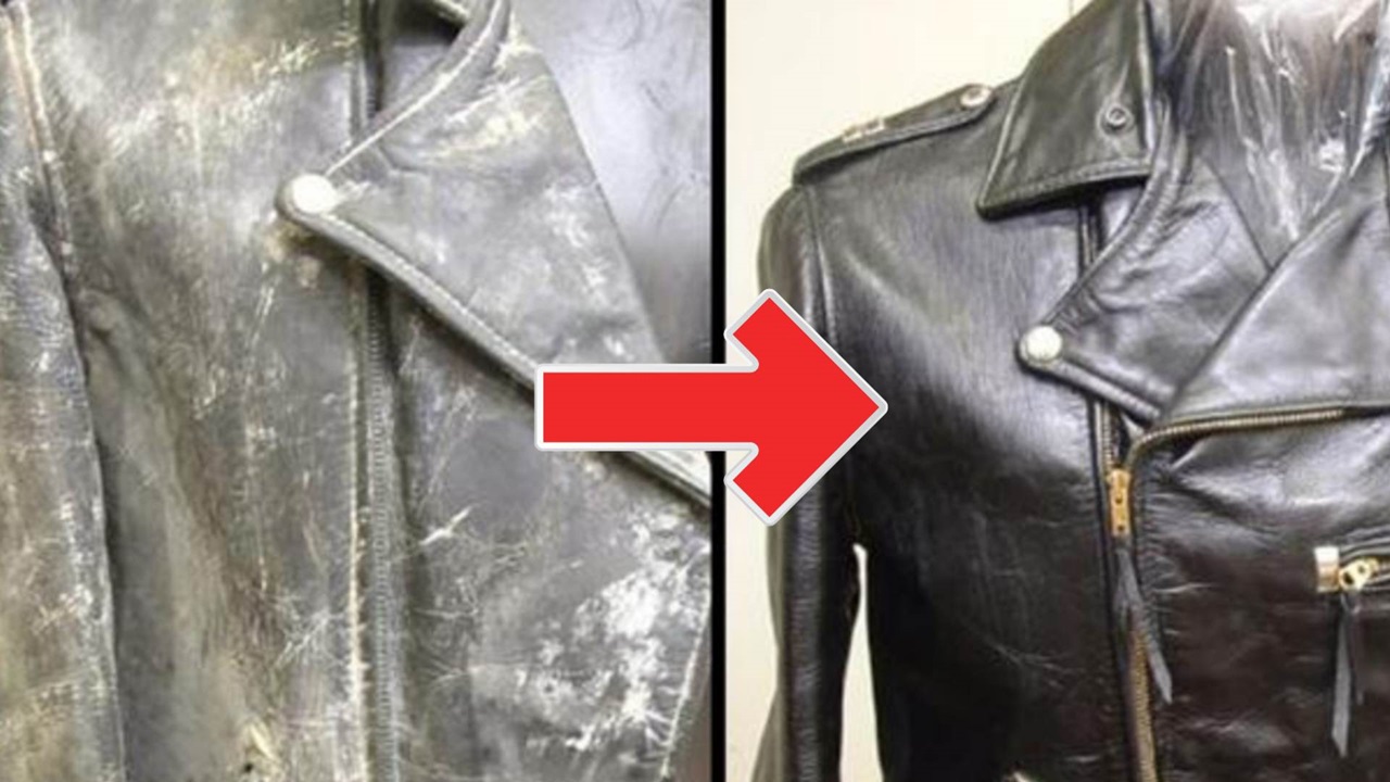 apply this trick to fix chapped faux leather item