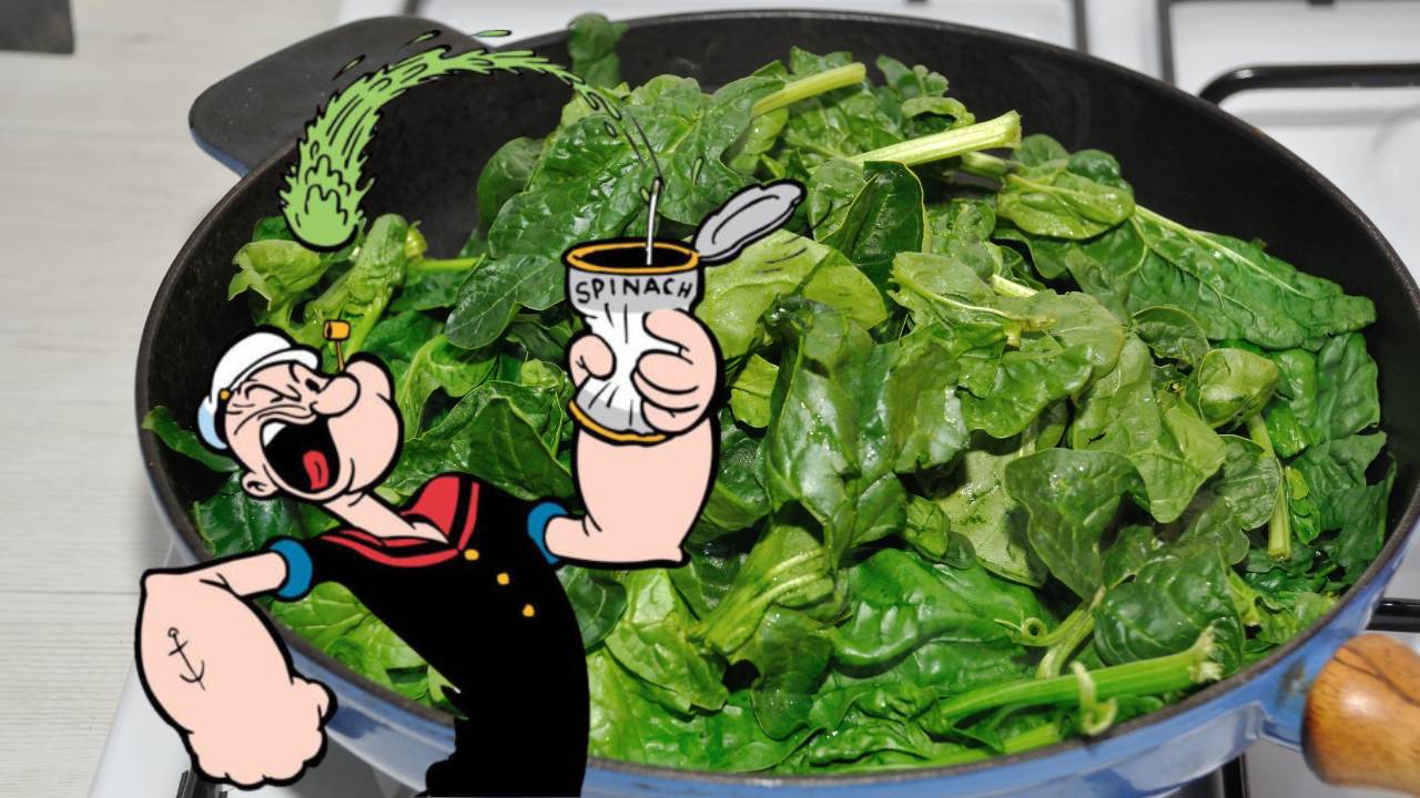 Learn how to cook spinach if you want to become as strong as Popeye