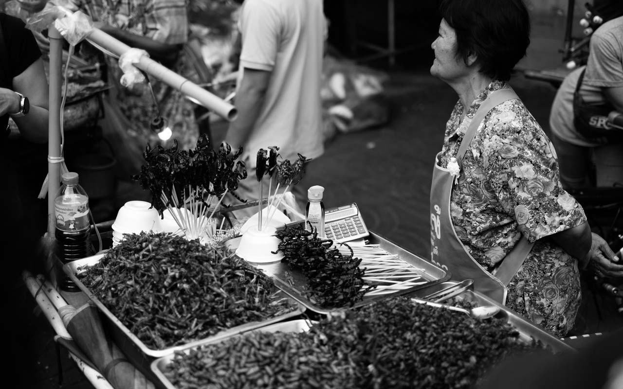 Insects street food