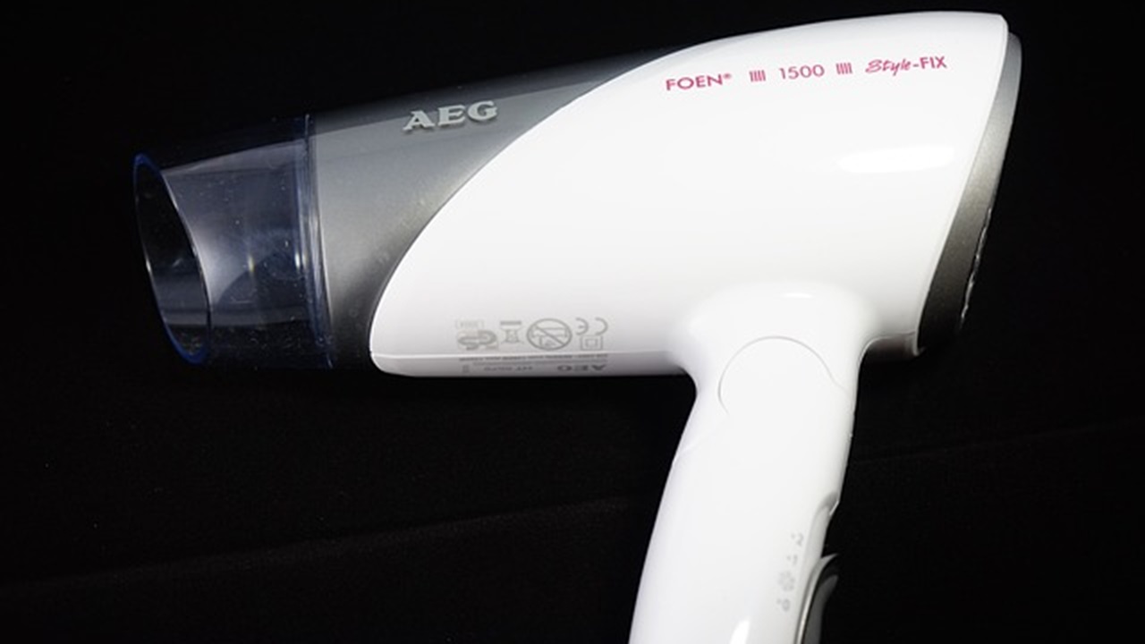 a hairdryer