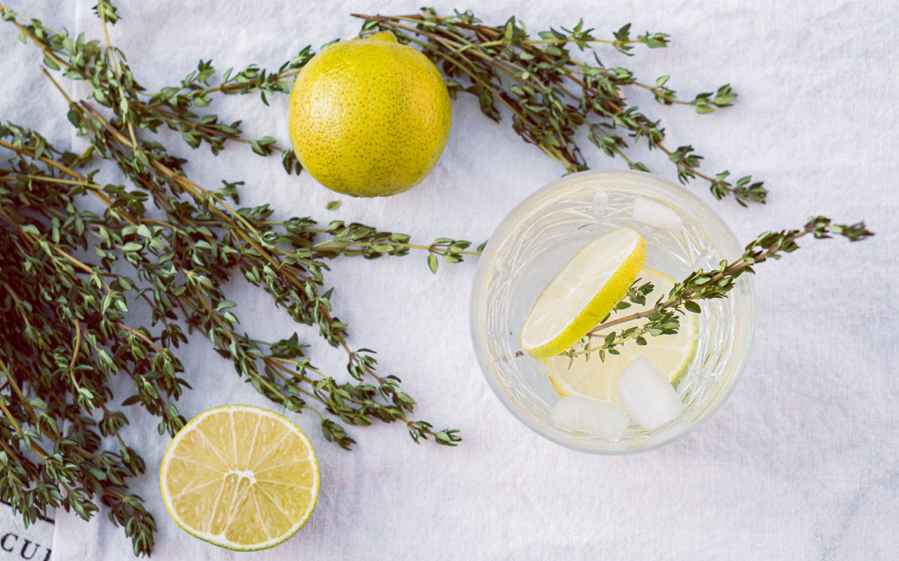 Thyme is a potent antiseptic that can combat harmful germs affecting the throat