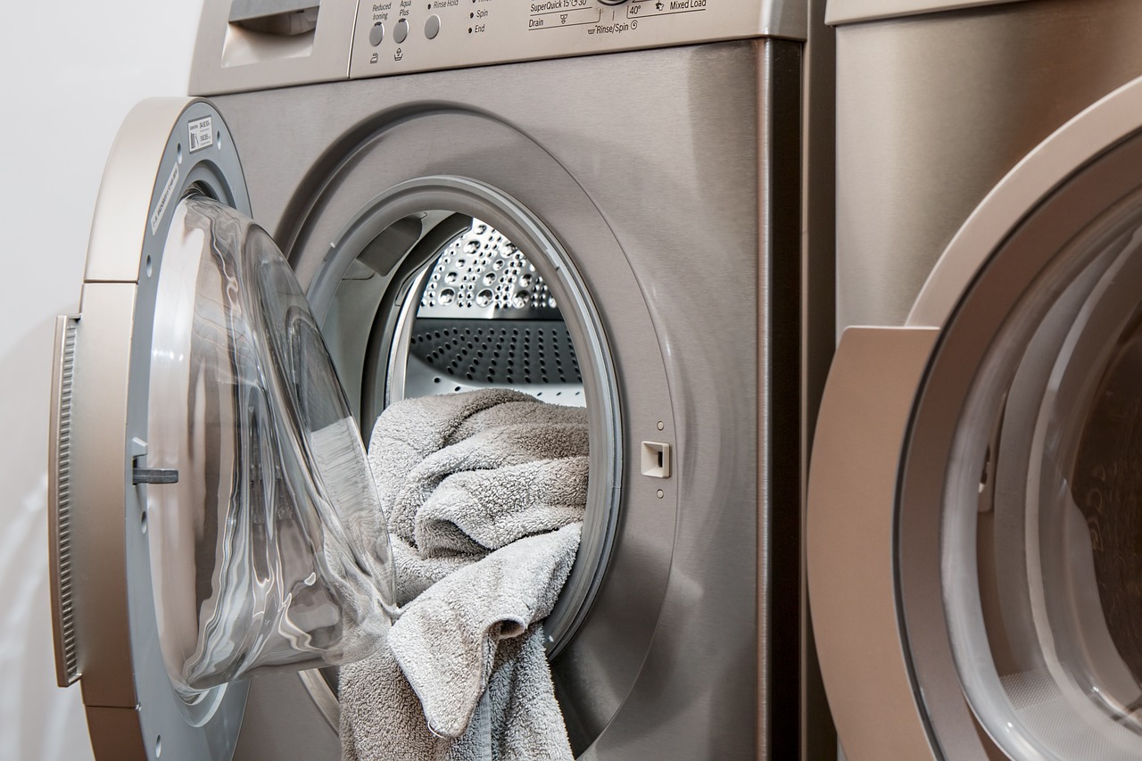 dried clothes after washing