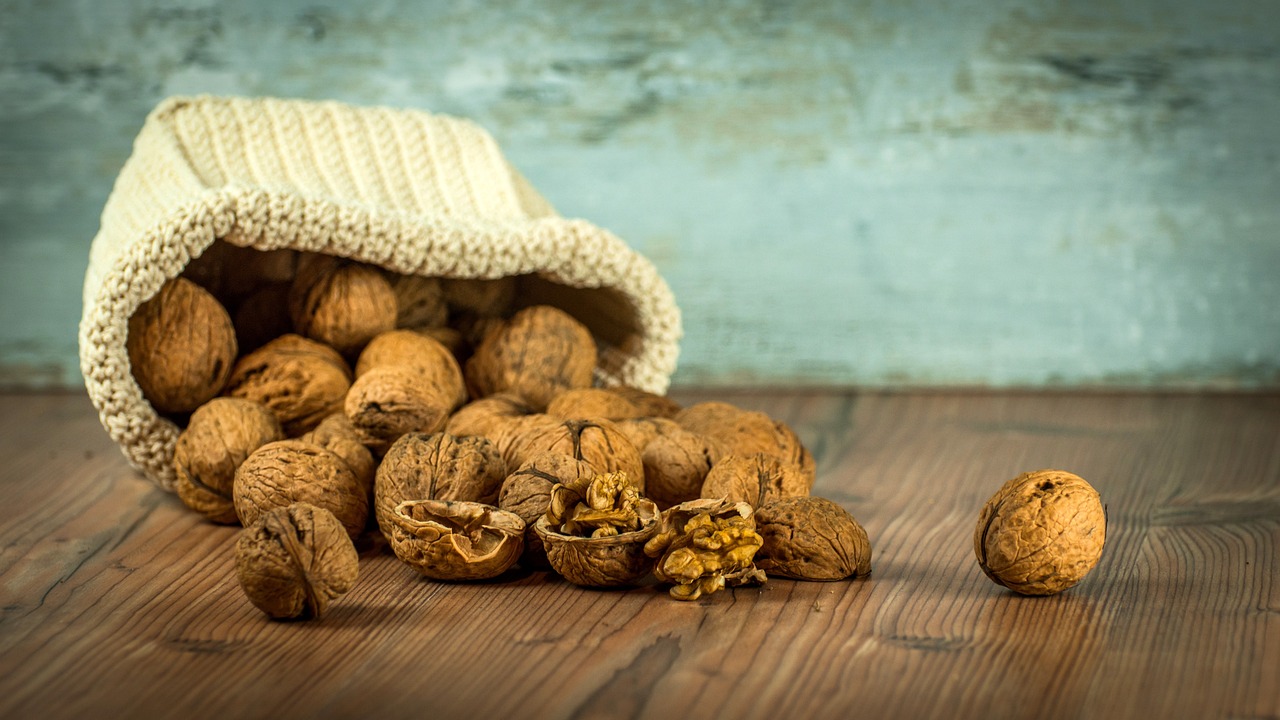 walnuts in a bag