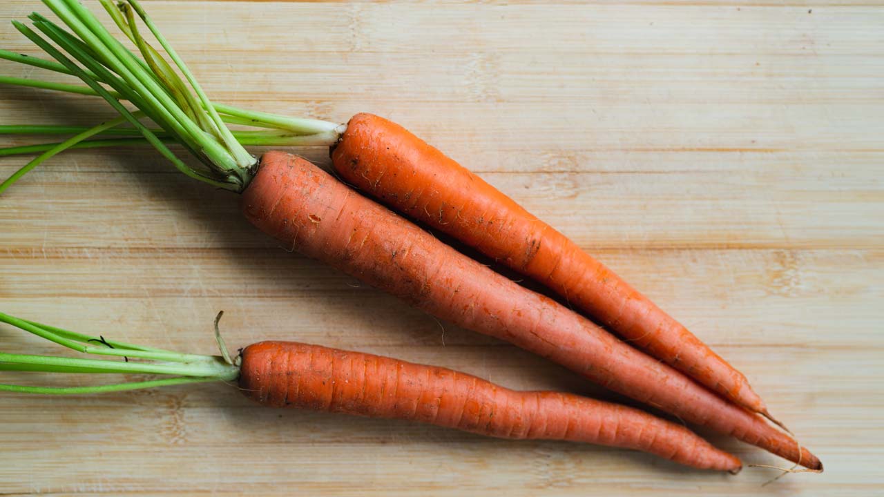 Fresh carrots