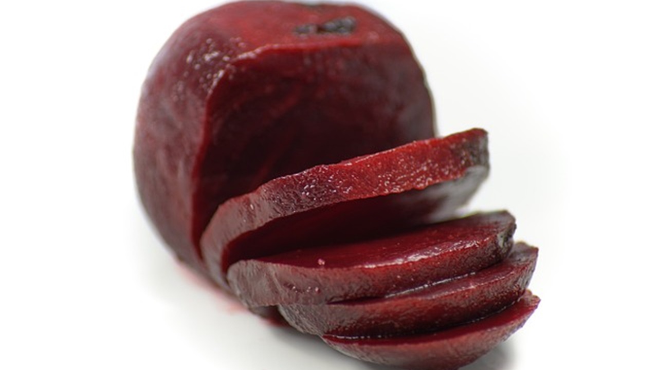 sliced beetroot