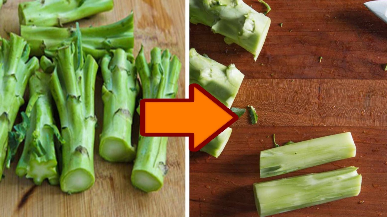Useful tips for using broccoli stems