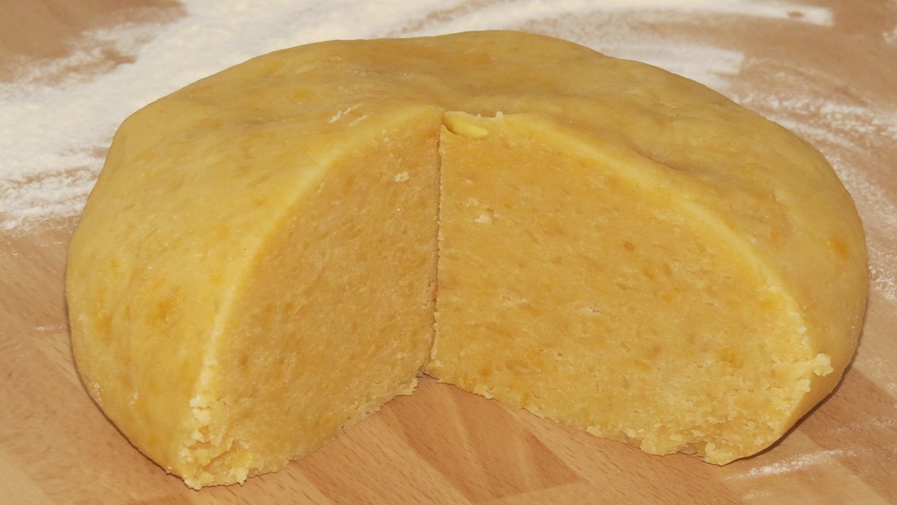 dough prepared for shortcrust pastry