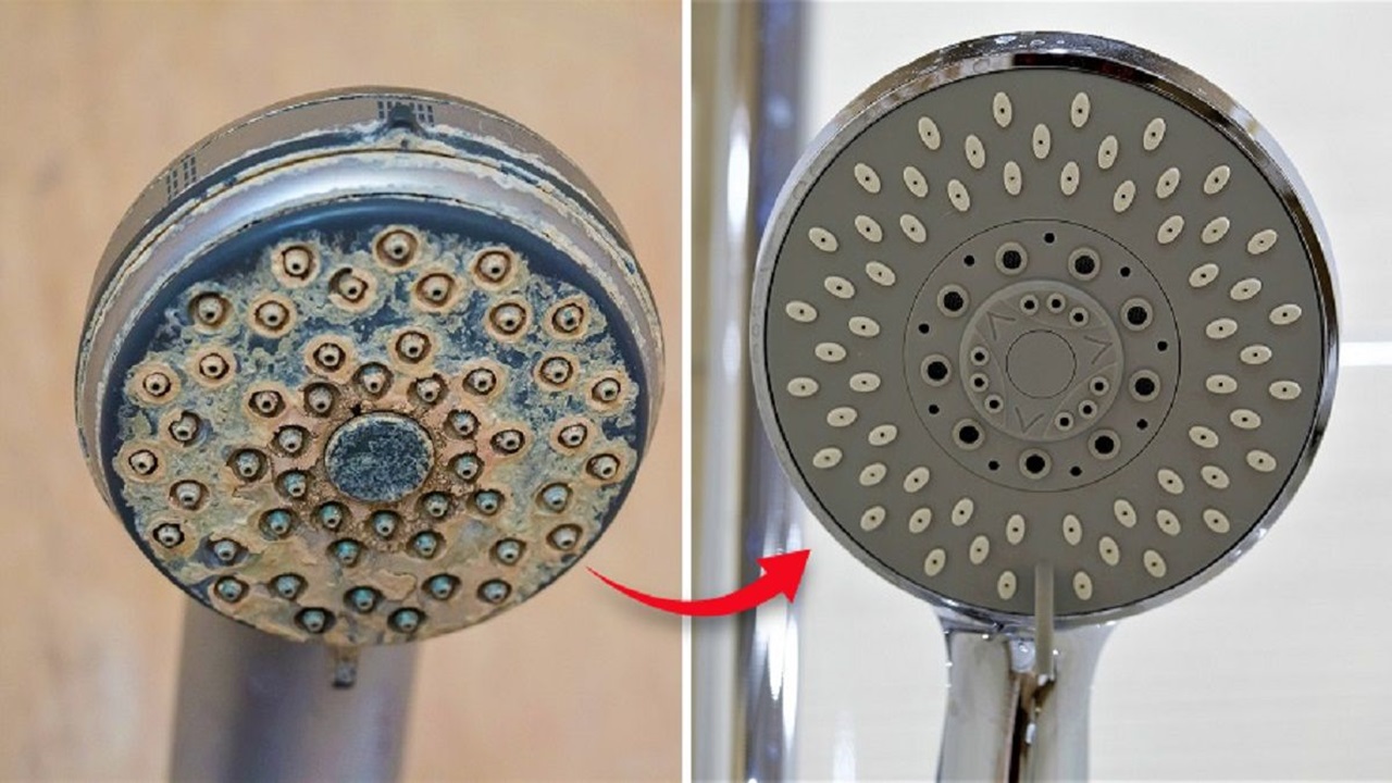 Does limescale damage the shower head? Use these natural remedies